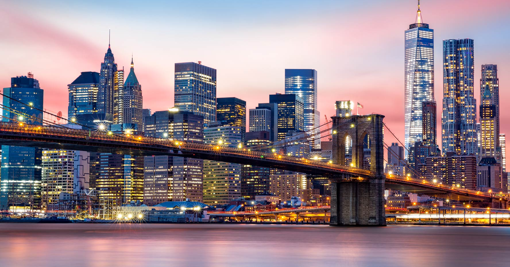 Lower Manhattan skyline